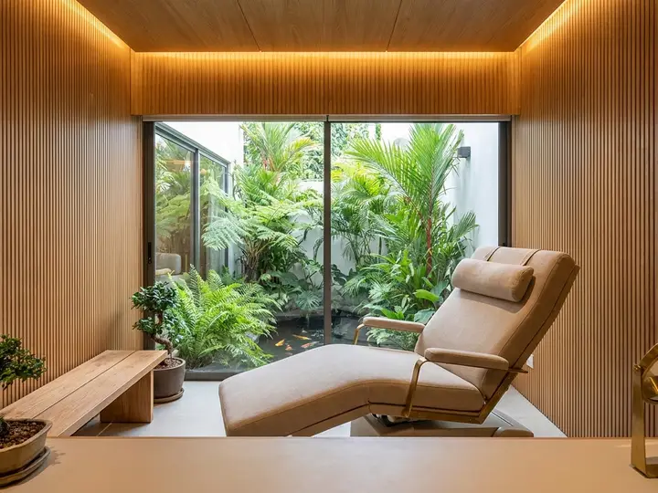 Private treatment rooms